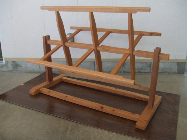 回転部分を十字に 開いて使用