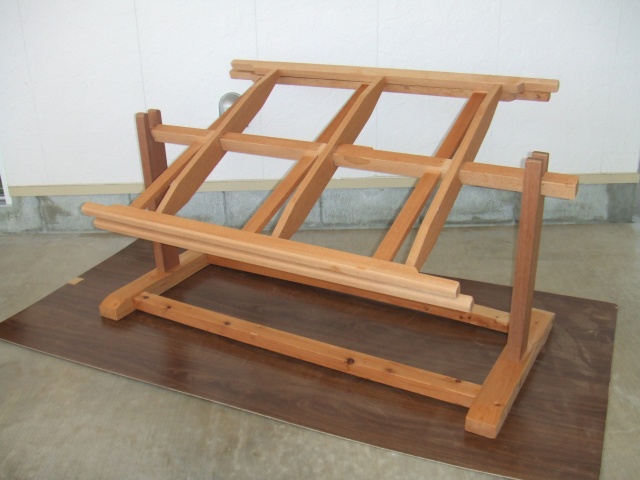 回転部分の折りたたみ時